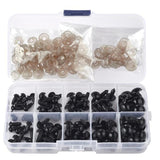 500Pcs DIY Black Plastic Crafts Safety Eyes For Teddy Bear Soft Toy Animal Doll