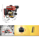 NEW 170F Gasoline Engine 212CC Four-stroke Gasoline Engine Gas Engine Used For Road Cutter Compressor Etc 1800-3600RPM 7.5 hp
