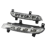 1p Car Drl Led Fog For Octavia 2009-2013 Auto Driving Lamp Day Running Bumper La