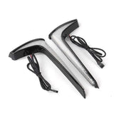 Motorcycle Front Fairing LightIndicator Run Turn Brake Lights for Indian Chieftain Pursuit Black and White