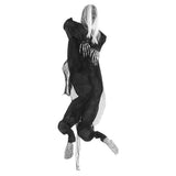 Climbing Wall Scary Doll Halloween Decorations Horror Outdoor Party DecorationWhite Hair