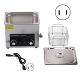 Ultrasonic Cleaner Household Ultra Sonic Tank Stainless Steel Instrument Cleaning Machine A10LUS Plug 110V
