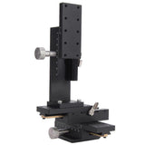 Manual Trimming Platform Detachable Adjustable Gear Guide High Accuracy Stage 40x90mm