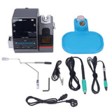 Double Handle Soldering Station Constant Temperature Digital Display Welding Rework Station KitWithout Soldering Iron Tip US Plug 110V