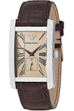 Emporio Ar0155 - Ladies Classic Leather Strap Designer Watch