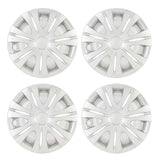 4 Pcs 13 Inch Wheel Hub Cap Silvery Wheel Hub Rim Cover Universal Fit for Most Cars Trucks Vans