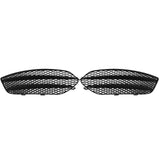 Front Bumper Fog Lamp Grille Black Fog Light Frame Replacement for Benz CLA?Class C117 AMG Line CLA45 Pre?Facelit