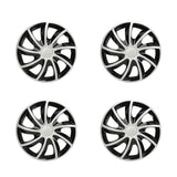 4Pcs Hub Cap Easy Installation Protective Wheel Hub Cap Cover for Cars Trucks Vans 15 Inch Steel Wheel