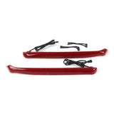 Motorcycle Tracer Rear Saddlebag LED Turn/Brake Lights for Indian Chieftain Pursuit Red