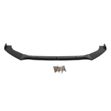 3 Sections Front Bumper Splitter Lip Spoiler Replacement for MK7 MK7.5 GTD R 2013?2020Gloss Black