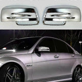 For Mercedes Benz A B S C CLASS W204 E CLASS W212 Matt Chromed Side Door Mirror Wing Mirror Cover Replacement