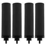 4pcs Water Filter For Berkey Activated Carbon Bb92 Filters  Uk Black