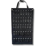 Versatile Roll-Up Key Storage Box, Weatherproof Portable Storage Box, Holds 40 Keys, Security Hook,