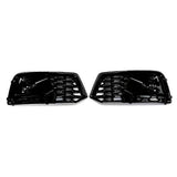 For Q5L 2018-2020 Car Front Fog Light Lamp Cover RSQ5 Style Grille JP