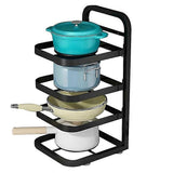 Pots And Pans Organizer Pot Rack Pan Holder For Under Cabinet  Uk Black