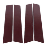 Carbon Fiber Decoration,4pcs Carbon Fiber B-Pillars Pillar Trim B Pillar Stickerfor Alfa Romeo Elevated Design