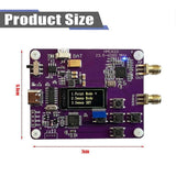 6GHz RF Signal Generator 23.5mhz-6000mhz Module Keypad Version Oled Screen Display HMC833