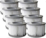 8x Mspa Hot Tubs And Spa Pools Premium Filter Cartridges