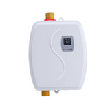 (White) 3800W Electric Instant Hot Water Tankless Shower Heater Under Sink Tap Faucet