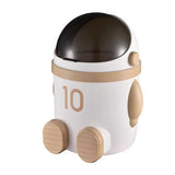 For Astronautthemed Trash Can With Lid Large Capacity Light Fruugo Uk Brown
