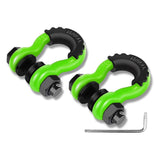 (Green) High-performance Bow Shackles 3/4