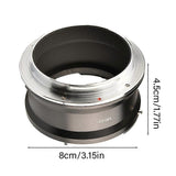 Solid Full Metal Mount Lens Adapter for Mamiya 645 M645 Support AV / for M Mode Securely Fit Lens Adapter Ring