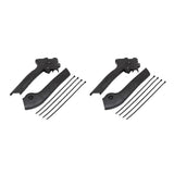 2X Motorcycle Frame Guard Cover Protector for DRZ400 DRZ400S DRZ400SM DRZ 400 400S 400SM ,Black