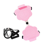 (Pink) Regulable Resistance Rotating Fitness Waist Trainer Ergonomic Abdominal Twisters for Waist Slimming Leg Sculpting  Pink