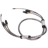Xangsane XS?0610 Vinyl Tonearm Signal Line with Ground Wire 2RCA Male to 2RCA Male Enthusiast o Cable1.5M