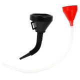 2pcs Engine Oil Fluid Long Mouth Funnel Gasoline Liquids Kerosene Plastic Funnel