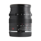 7ARTISANS Large Aperture Lens 24mm F1.4 Half Frame Wide Angle Manual Focus Lens for E Mount for FX3 A7S A7S2 A7S3 A7M2 A7M3