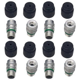 (20 Count) M12X1.5 Male High Side A/C Charge Port Valve Includes Caps for MT0105,800-955, 59946, 524