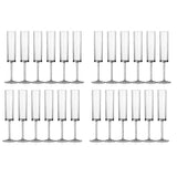 Champagne Flutes 6 OZ Square Champagne Glasses Stemmed Coupes Reusable Wedding Toasting Glasses 12 P
