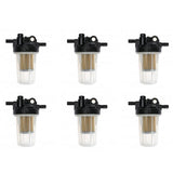 6X for Fuel Filter Assembly B2320 B2410 L2800 L3400 LX2610HSD M5640SU RTV-X1100CR RTV-X900G RTV900W