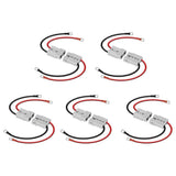 10x Anderson Connector 50A Kit Anderson Plug 8 Guage 30cm Battery Cables Waterproof Quick Connectors