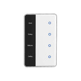 TUYA Zigbee DIY Name Switch 4 Gang Smart Touchscreen Switch US Type Work with Tuya Home Voice Control