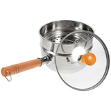 1 Set Double Layer Soup Pot Food Noodles Pot Convenient Milk Pot with Steamer