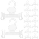 100PCS Plastic Shoe Hanger Hooks Sandals Flip-Flops Display Hangers Shoes Drying Hanging Shoe Rack Shoe Drying Shelf Hangers For Retail Shoe Display C