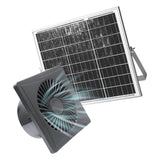 12V 12W Solar Exhaust Fan for Shed Solar Panel Greenhouse Fan Solar Powerful Chicken Coops Solar Fan for Greenhouse