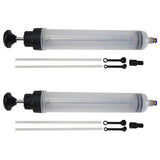 2X 500Cc Car Engine Oil Fluid Extractor Siphon Pump, Manual Brake Fluid Change Syringe Automotive Oi