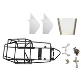 Full Tube Frame Metal Chassis Metal Body Roll Cage for C14 C24 C24-1 1/16 RC Car Upgrade Parts,Black