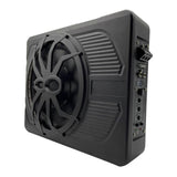 (No lights) Underseat Active Subwoofer Suitable for Cars Motoorhomes with Built In Amplifier and Deep Bass Output Easy Installation