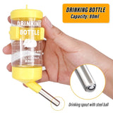 4 Color Plastic Hamster Drinker Water Bottle Dispenser Feeder Hanging Pet Guinea Pig Squirrel Rabbit Drinking Head Pipe Fountain