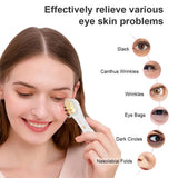 4-IN-1 EMS Electric Eye Massager Face Lifting Machine Vibration RF Radio Frequency Skin Lifting Tighten Anti-Wrinkle Facial Slim
