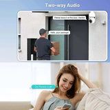 4 Million Intelligent High-Definition Binocular Light Bulb Machine 360 Degree 10x Zoom Mobile Remote Wireless WIFI Camera