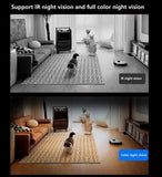 4 Million Intelligent High-Definition Binocular Light Bulb Machine 360 Degree 10x Zoom Mobile Remote Wireless WIFI Camera