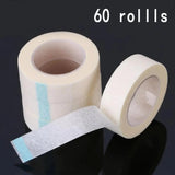 40/50/60 Rolls Micropore Breathable Medical Tape For Lash Extension Lash Pads Under Eye Patches Lint Free Non-woven Makeup Tools
