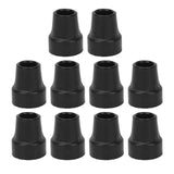 10pcs Crutch Rubber 19mm Inner Diameter Slip Resistance Universal Heavy Duty Walking Replacement Cane Tip