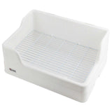 Pet Cage Toilet Bunny Litter Box Tray-shaped Bunny Toilet Rabbit Litter Box