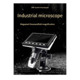 4.3 Inch Digital 1000X Coin 960P Video Microscope for Adults Welding with 8 LED